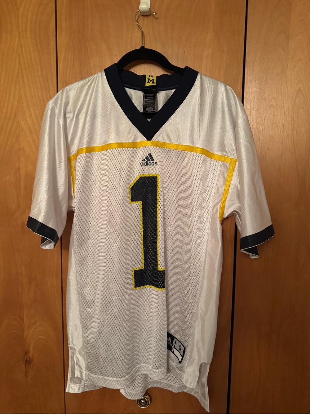 Adidas Men’s University of Michigan Mesh Football Jersey
